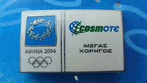 COSMOTE GRAND SPONSOR LOGO TROFE - ATHENS 2004 OLYMPIC GAMES PIN - Picture 1 of 1