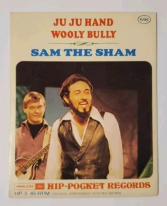 Sam The Sham Ju Ju Hand b/w Wooly Bully HIP POCKET HP3 4" 45rpm Vinyl Record NEW - Picture 1 of 2
