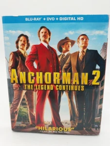 Anchorman 2: the Legend Continues Blu-ray DVD 2013 Comedy Will Ferrell Paul Rudd - Picture 1 of 2