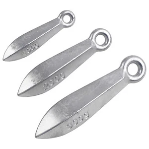 Bank Sinker Fishing Weights Saltwater Surf Fishing Gear Streamlined Lead Sinker  - Picture 1 of 21