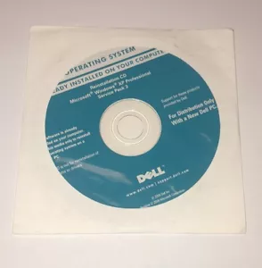 DELL 0K160T K160T Windows XP Professional SP3 Reinstallation CD Disk SEALED NEW - Picture 1 of 2