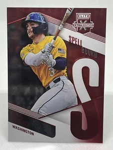 Dylan Crews 2023 Panini Elite Extra Edition Spell Bound “S” #SP-11 Washington - Picture 1 of 2
