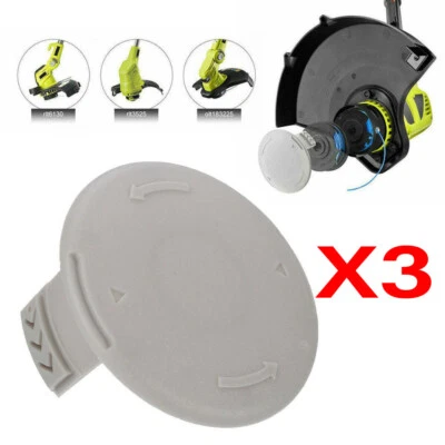 3X Spool Head Cover Cap For Ryobi 18V/24V/40V Strimmer Trimmer Replacement Part - Image 1 of 4