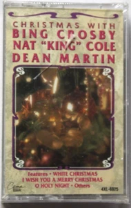 CHRISTMAS WITH BING CROSBY NAT KING COLE & DEAN MARTIN CASSETTE TAPE SEALED - Picture 1 of 2
