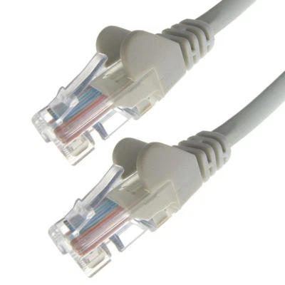 White Network Ethernet RJ45 Cat5E-CCA UTP PATCH 26AWG Cable 10Meter - Image 1 of 2