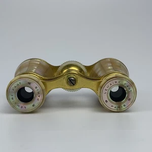 Antique Lamaire Paris Mother Of Pearl & Brass Opera Glasses - Picture 1 of 12
