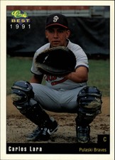 1991 Pulaski Braves Classic/Best #3 Carlos Lara