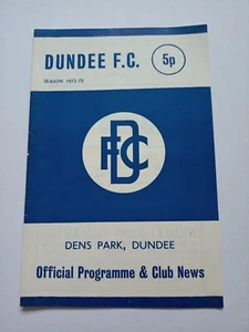 Dundee v Partick Thistle Scottish League Football Programmes 1972 - Picture 1 of 4
