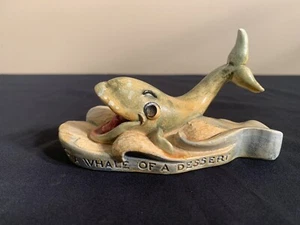 1954 JELL-O Promo A whale of a dessert CORP RW. Batson Vintage figurine - Picture 1 of 14