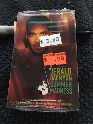 JERALD DAEMYON SUMMER MADNESS FACTORY SEALED CASSETTE SINGLE C53 - Image 1 of 4