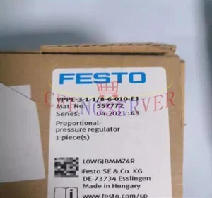 ONE proportional pressure regulator NEW Festo VPPE-3-1-1/8-6-010-E1 (557772) - Foto 1 di 4