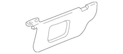 Parasol interior genuino Ford 04-07 Taurus lado del conductor 4F1Z-5404105-FAB Foto 1 de 2