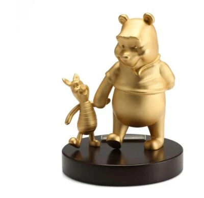 Disney Pooh & Piglet Gilt Limited Edition Figurine by Royal Selangor. Pewter fig - image 1 of 4