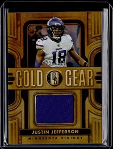 2023 Panini Gold Standard Justin Jefferson Gold Gear Patch #234/299 Vikings