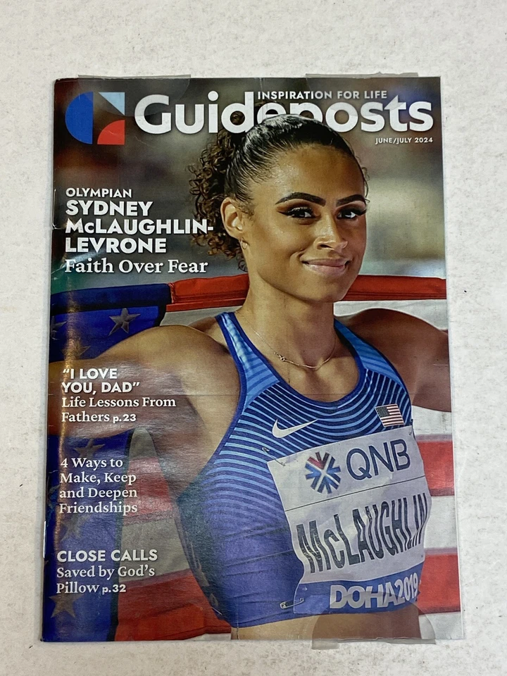 Guideposts Magazine June July 2024 Sydney McLaughlin-Levrone Olympics Fathers - Image 1 of 1