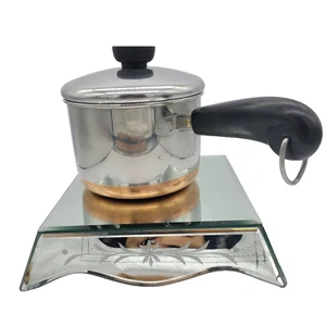 Revere Ware 1.5 Qt Copper Bottom Sauce Pan Pot w Lid - Picture 1 of 9