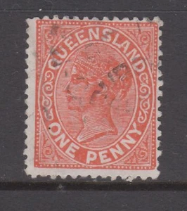 Queensland - 1d Queen Victoria Issue (Used) 1879 (CV $22) - Picture 1 of 1