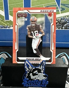 2022 Chronicles Playoff Football Red Rookie - David Bell /199 - Cleveland Browns - Bild 1 von 3