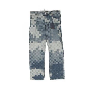 LOUIS VUITTON Damier Skate Denim pants #36 jeans RM241 GCO HQD87W cotton Blue - Picture 1 of 11