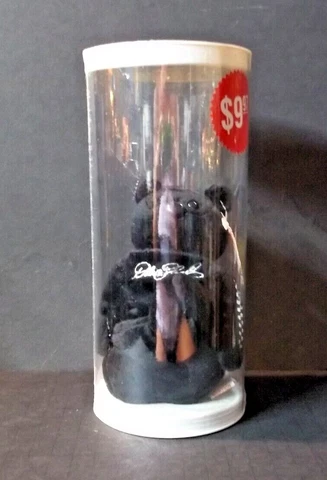 2001 - ORIGINAL SEALED - GOLD'N BEARS - #3 DALE EARNHARDT - 8" BLACK PLUSH BEAR Cover