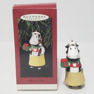 Hallmark Keepsake 1995 Cows of Bali Christmas Ornament - Picture 1 of 7
