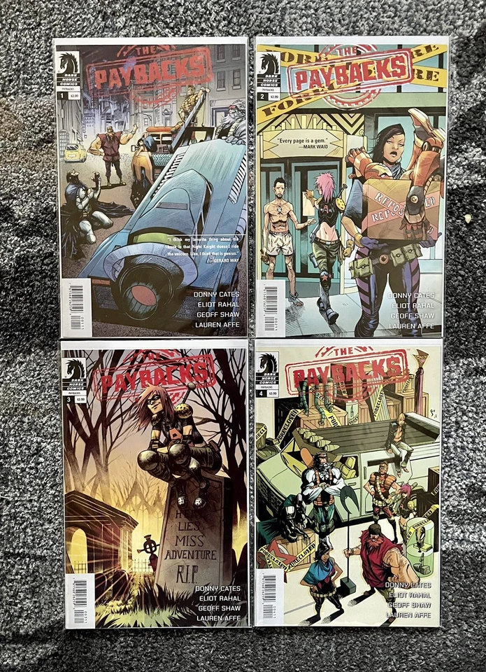 The Paybacks #1-#4 Complete Set Series Donny Cates (Dark Horse Comics) NM - Image 1 of 1