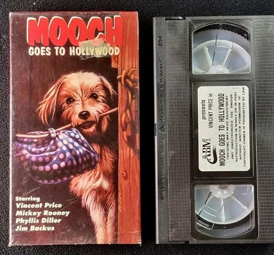 Mooch Goes To Hollywood (1974, VHS) 1993 Release Vincent Price Mickey Rooney - Image 1 of 4