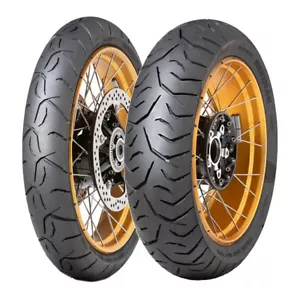 COPPIA GOMME DUNLOP 120/70-19 60W + 170/60-17 72W TRAILMAX MERIDIAN - Foto 1 di 6