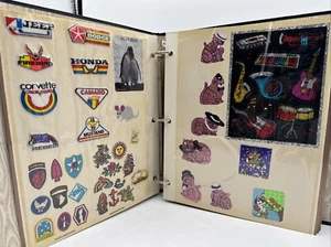 Vintage 1980er Stickeralbum 35 Einzelseiten Puffy Tiere reflektierende Regenbögen... - Bild 1 von 14
