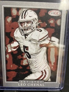 2022 SAGE Artistry #21 Leo Chenal   Rookie Wisconsin Badgers