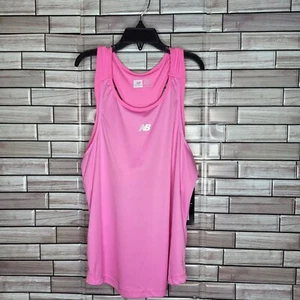 New Girl's NB New Balance Tank Top Pink Sports Bra Size Large 14/16 Athleisure - Picture 1 of 11