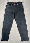 Levi's Silver Tab Jeans Womens 12 30x32 VTG USA 90s Black Loose Fit Baggy Denim