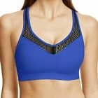 WACOAL Blue 852214 Convertible Crossback Wirefree Support Sports Bra 32A/B