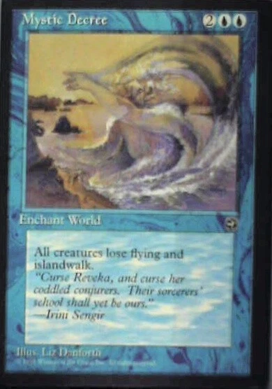 Mystic Decree - Homelands: #34, Magic: The Gathering Lp R112 - Image 1 of 1