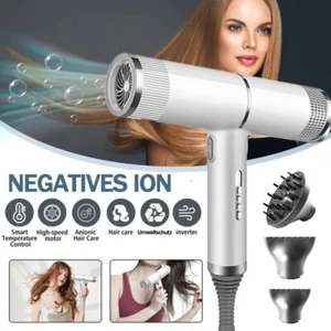 Ionen Föhn Haartrockner mit 3 Diffusor Haarfön Profi Fön Ionen 4000W Hair Dryer - Bild 1 von 16