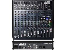 Alto Live 1202 Profi 12-Kanal  2-Bus Effekt EQ Mixer Mischpult Mixing Console PA