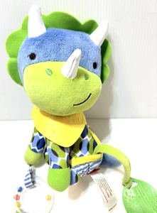 Skip Hop Bandana Buddies Dinosaur Baby Activity Teether Toy with Multi-Sensory - Picture 1 of 7