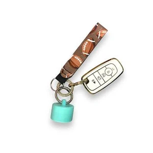 Footballs Wristlet Keychain - Picture 1 of 1