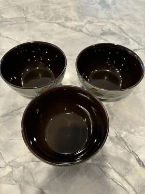 3-Pfaltzgraff Pastoral Leaves Cereal/Soup Deep Bowls 6" - Image 1 of 4