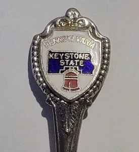 Pennsylvania Keystone State Vintage Souvenir Spoon Collectible - Picture 1 of 3