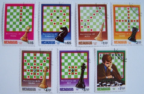 Nicaragua 1983 - Set Chess used Cover