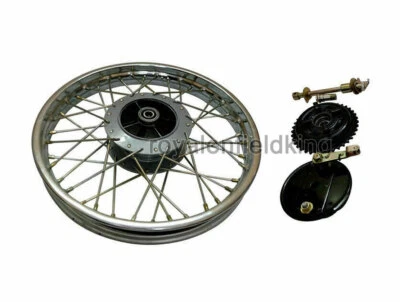 For Royal Enfield Complete 19" Inches Rear Wheel Rim 40 Holes With Drum Plate - Image 1 of 2