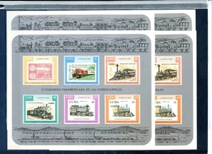 1987 - 4 FORMATS "PAN AMERICAN RAILWAY CONGRESS, FERROCARRILES, TRENES" - Imagen 1 de 1