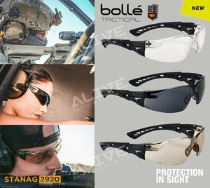 Bolle BSSI RUSH+ Small Tactical First Responders Safety Glasses Airsoft Painball - Picture 1 of 17