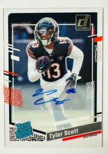 2023 Clearly Donruss Tyler Scott AUTO RC #89 Acetate Bears Rated Rookie! - Picture 1 of 3
