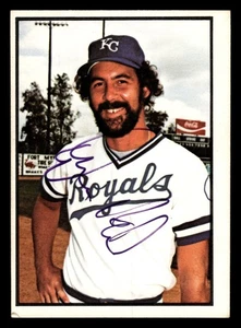 1978 SSPC 270 Doug Bird #218 Kansas City Royals AUTOGRAPH ON CARD - Picture 1 of 2
