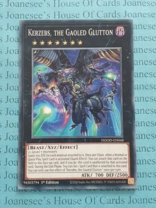 DOOD-EN048 Kerzebs, the Gaoled Glutton Yu-Gi-Oh Card 1st Edition New - Picture 1 of 3