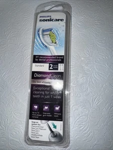 Philips Sonicare DiamondClean 2 Standard Brush Heads NEW SEALED Diamond Clean - Picture 1 of 8