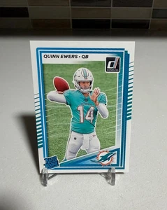 2025 Panini Donruss - Rated Rookie Quinn Ewers Miami Dolphins (RC) - Picture 1 of 2