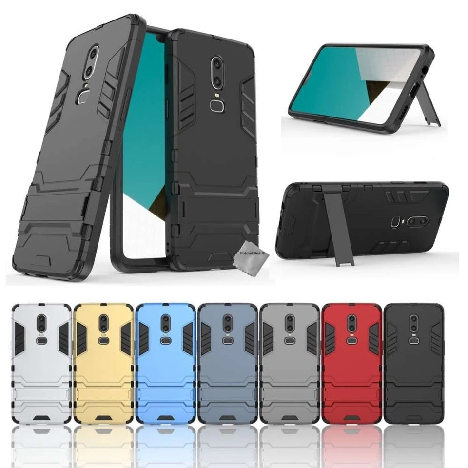 Housse etui coque rigide anti choc pour OnePlus 6 + film ecran - Photo 1/1